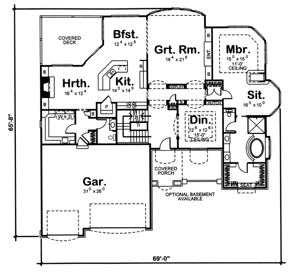 European Traditional Level One of Plan 44049