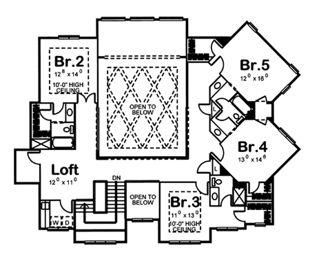 Craftsman Level Two of Plan 44086