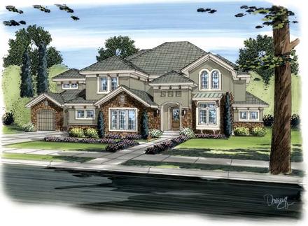 House Plan 44095 Elevation