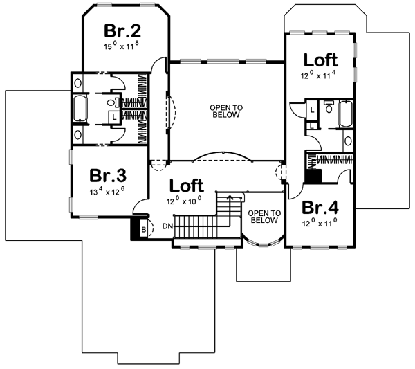 Mediterranean Level Two of Plan 44114