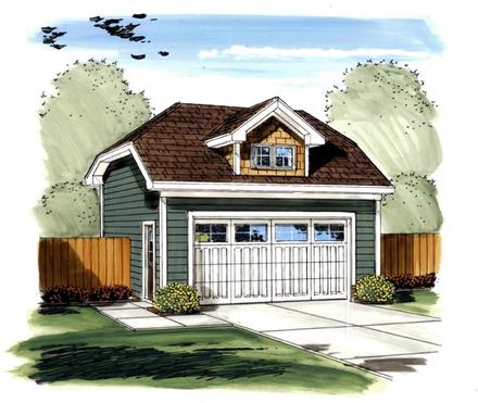 Craftsman Traditional Elevation of Plan 44126