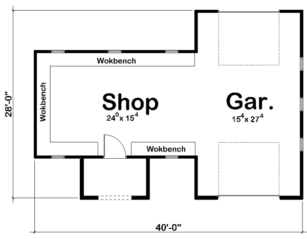 Farmhouse Traditional Level One of Plan 44137