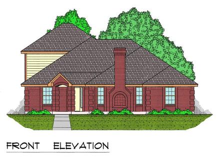 House Plan 44173 Elevation