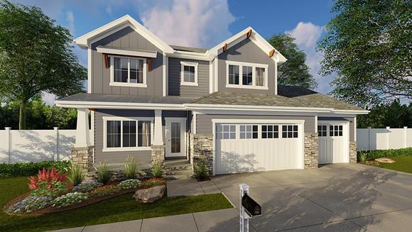 House Plan 44179 Elevation