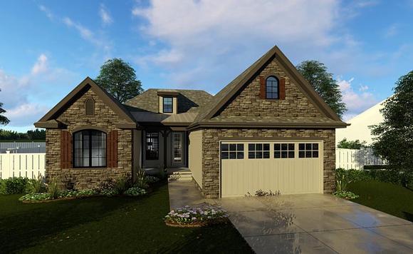 House Plan 44184 Elevation