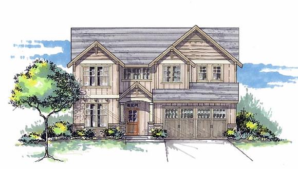 House Plan 44601 Elevation