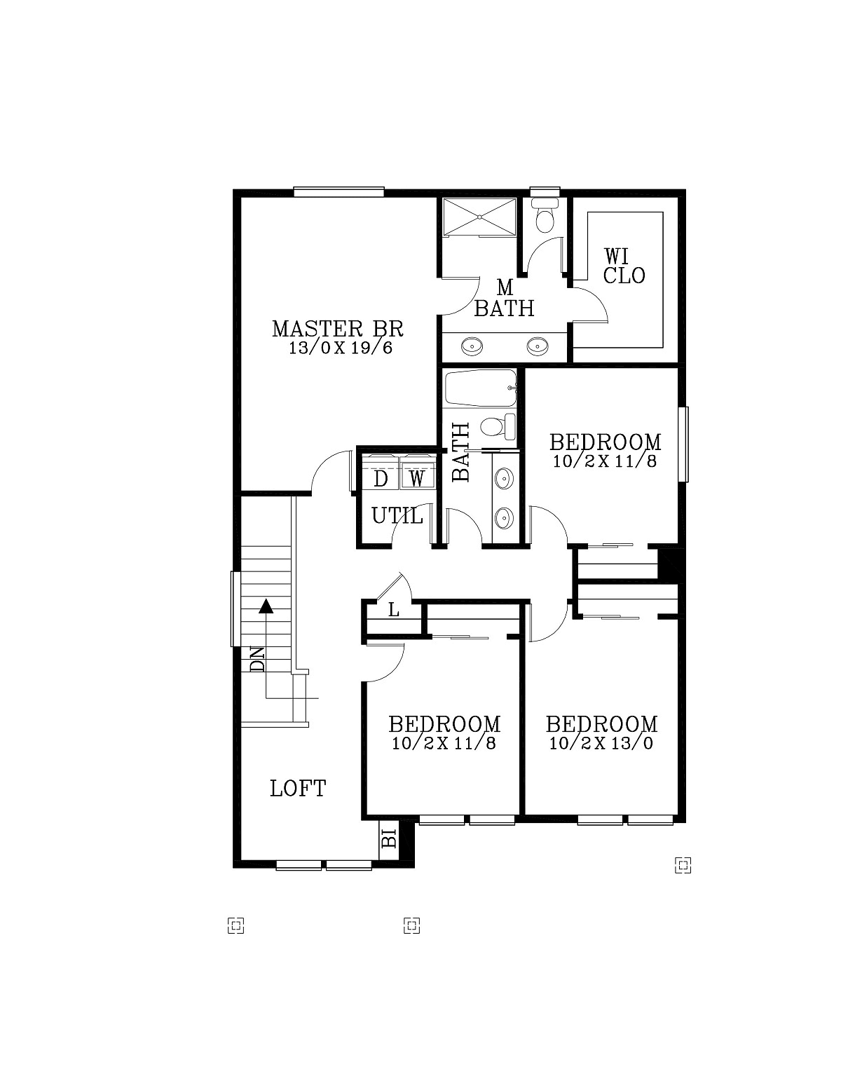 Cottage Country Craftsman Level Two of Plan 44622