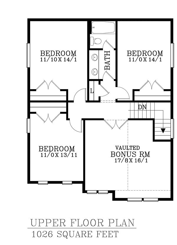 Country Traditional Level Two of Plan 44627