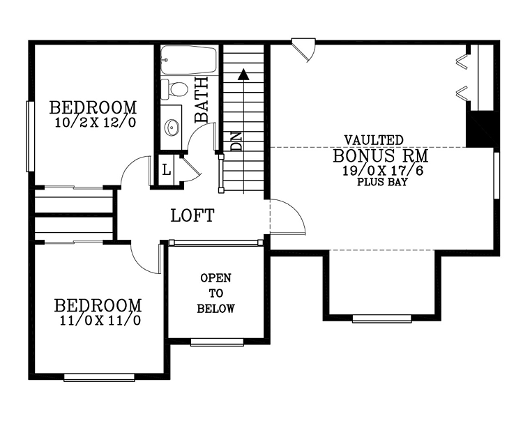 Craftsman Traditional Level Two of Plan 44635