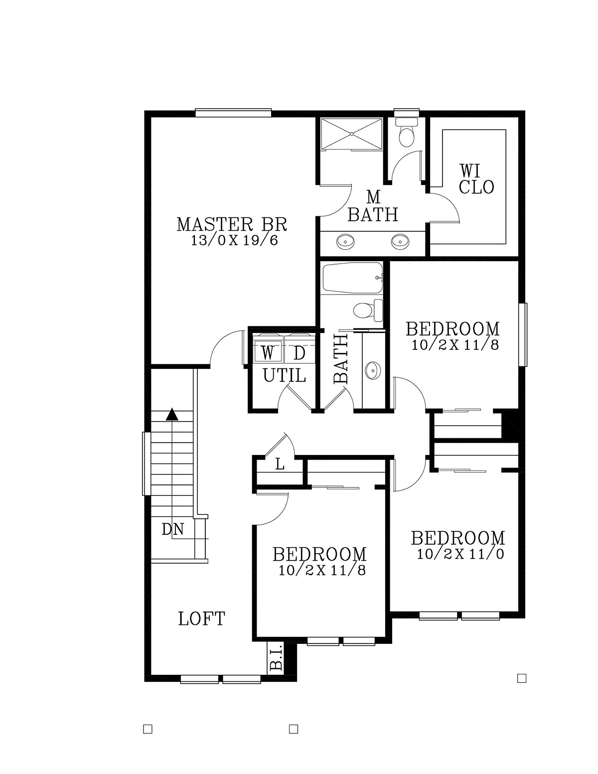 Cottage Craftsman Traditional Level Two of Plan 44640