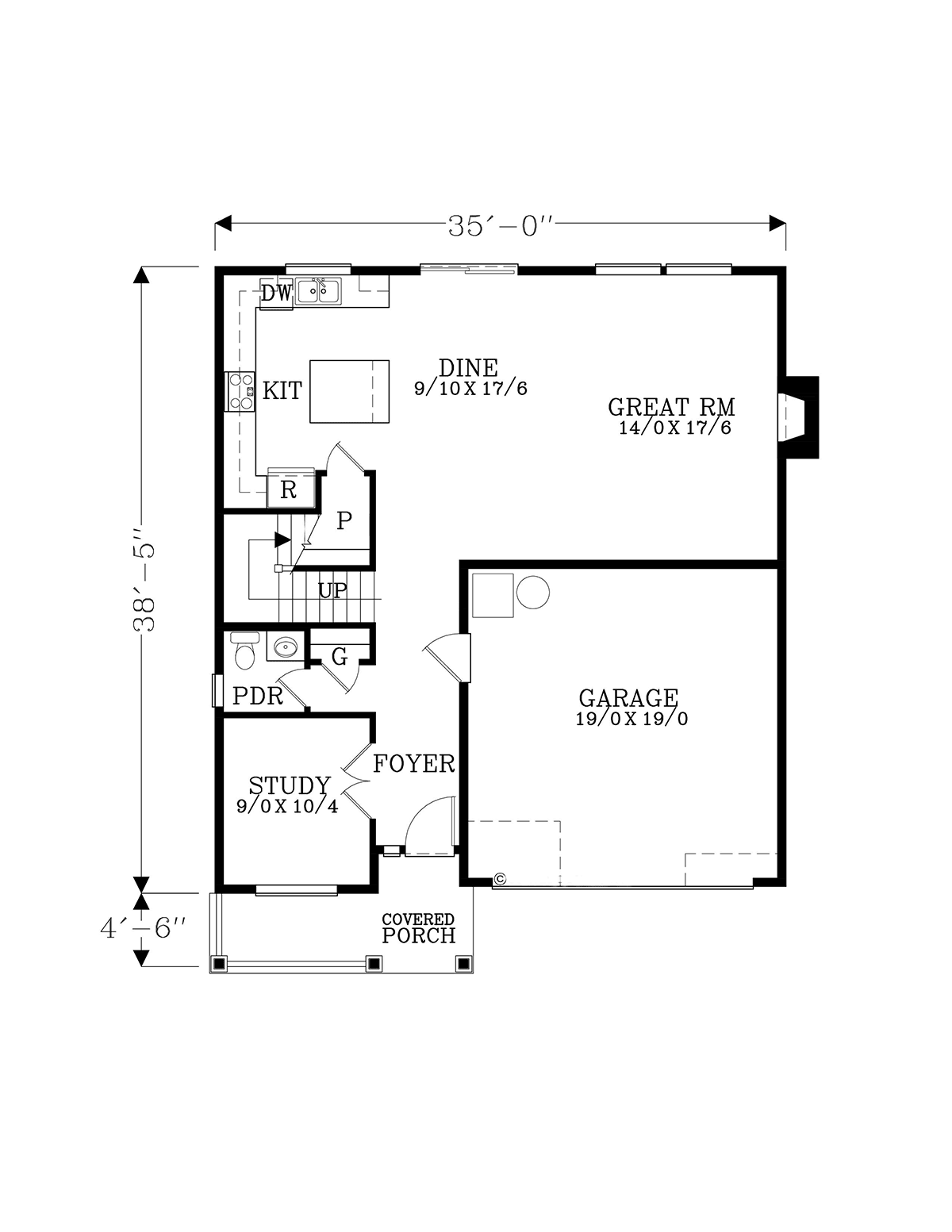 Country Traditional Level One of Plan 44651