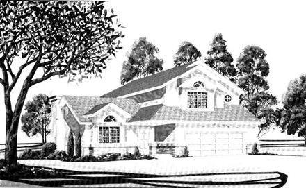 House Plan 44803 Elevation