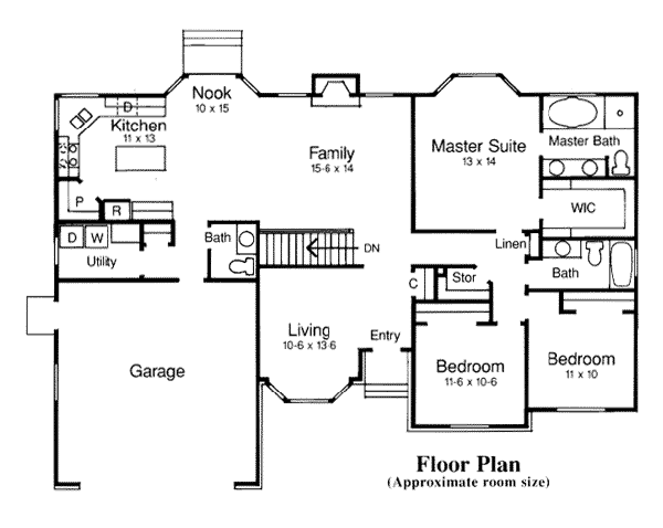 Traditional Level One of Plan 44808