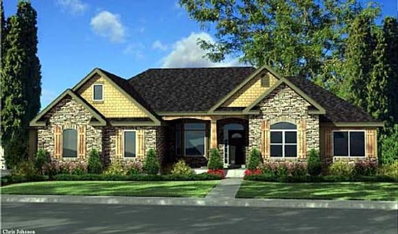 House Plan 44813 Elevation