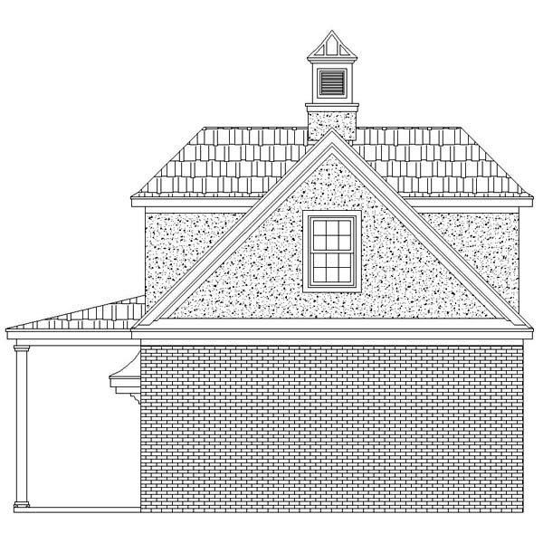  Rear Elevation of Plan 44900