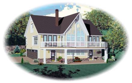 House Plan 44919 Elevation