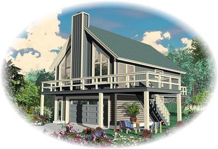 House Plan 44924 Elevation