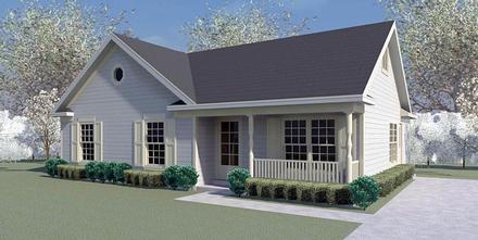 House Plan 44927 Elevation