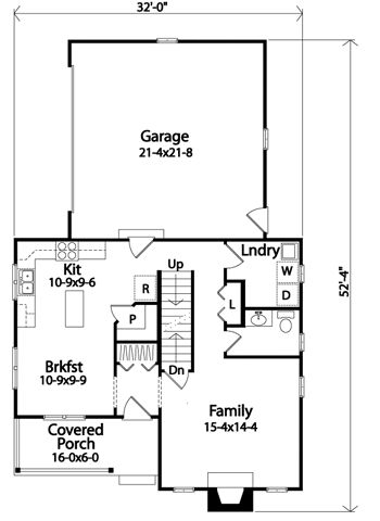Country Traditional Level One of Plan 45106