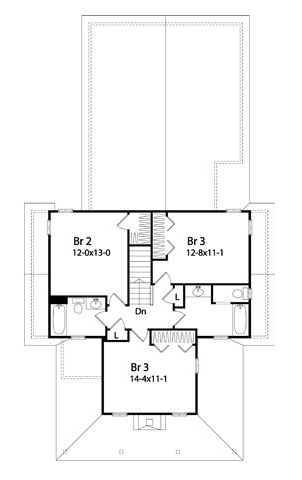 Country Traditional Level Two of Plan 45107