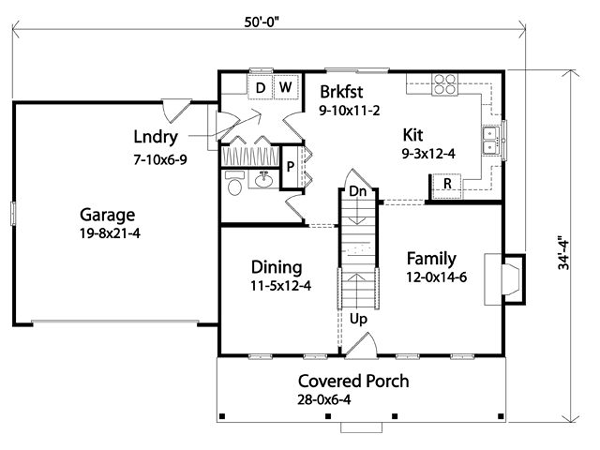 Traditional Level One of Plan 45108