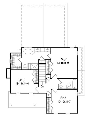 Traditional Level Two of Plan 45110