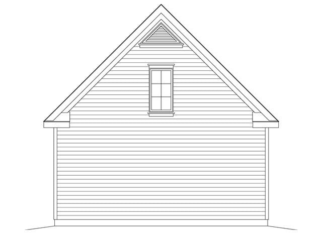  Rear Elevation of Plan 45149