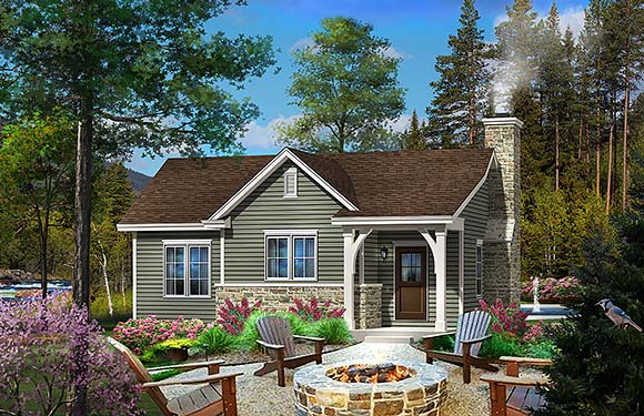 House Plan 45153 Elevation