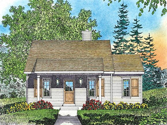 House Plan 45164 Elevation