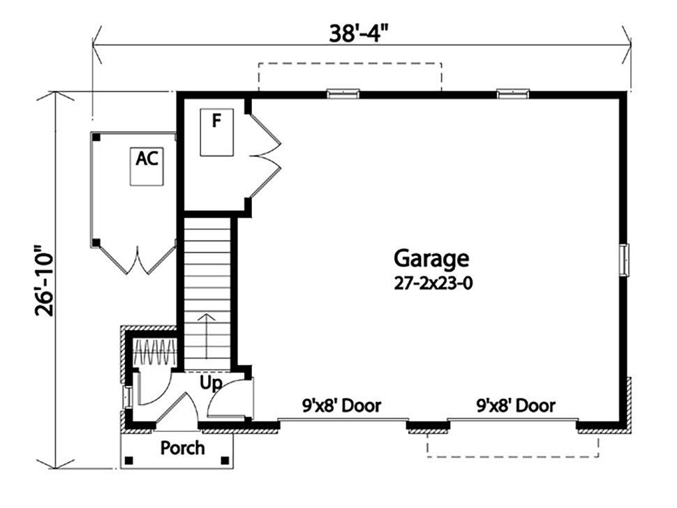 Farmhouse Traditional Level One of Plan 45183