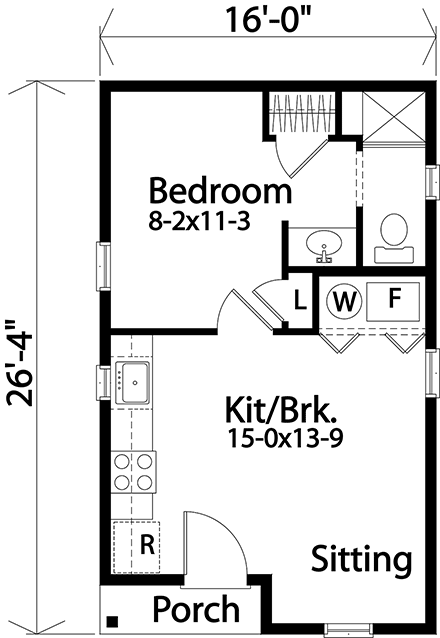 House Plan 45187 First Level Plan