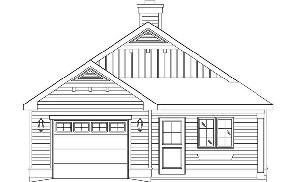 House Plan 45189 Elevation