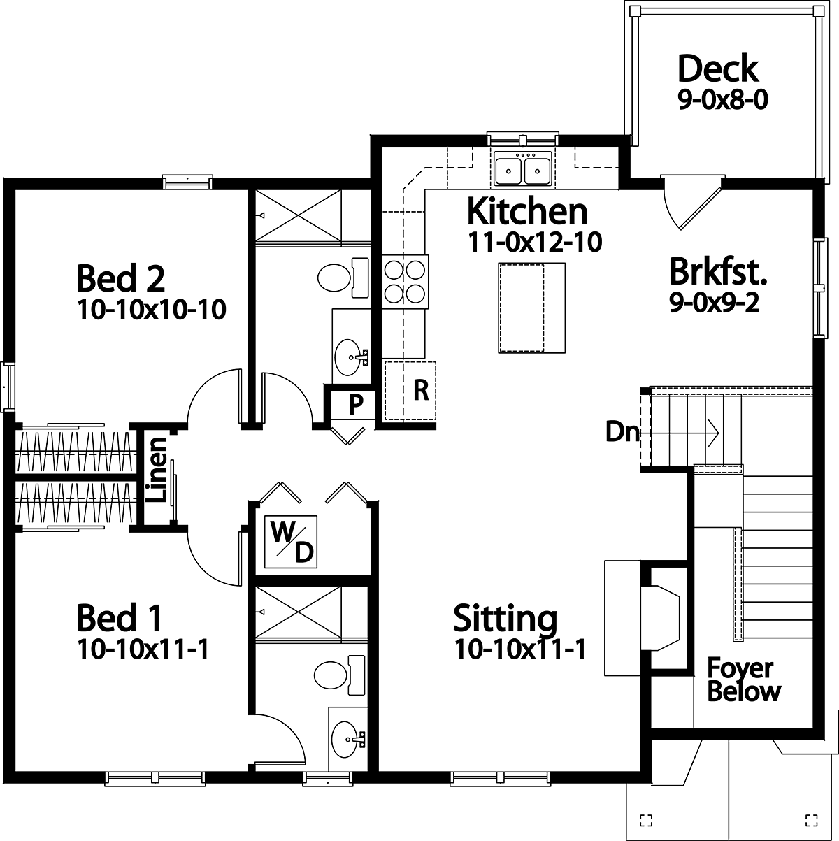 Traditional Level Two of Plan 45190