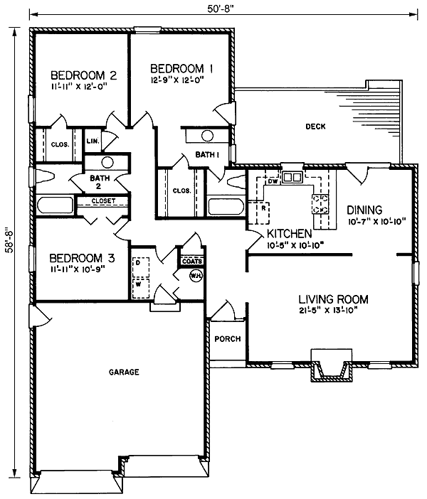 Traditional Level One of Plan 45201