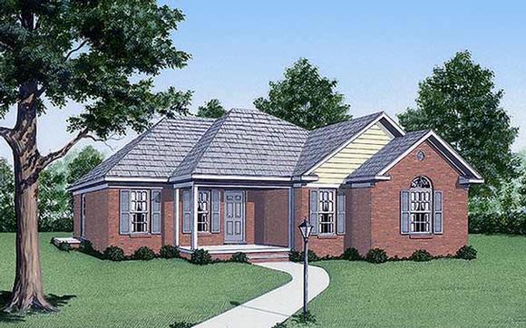 House Plan 45225 Elevation