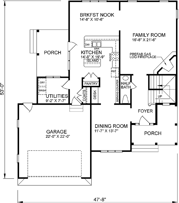 Traditional Level One of Plan 45228