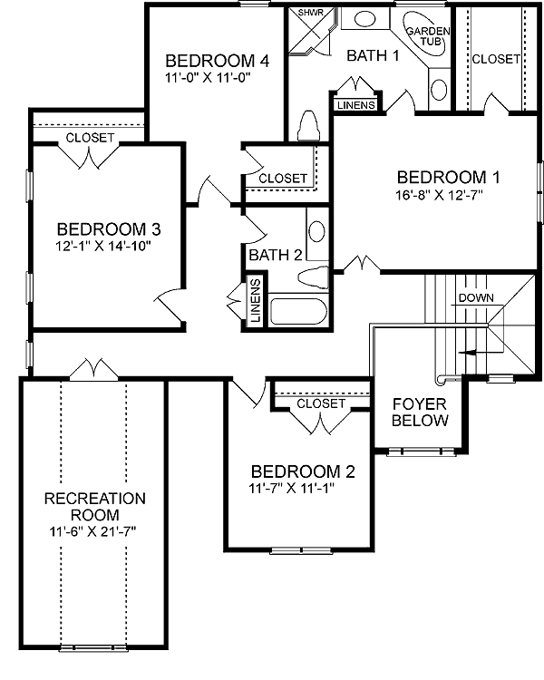 Traditional Level Two of Plan 45228