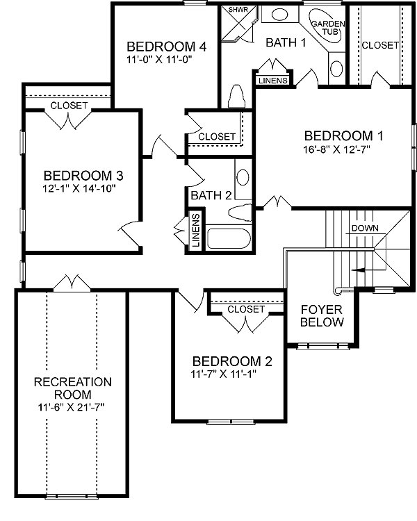 Traditional Level Two of Plan 45229