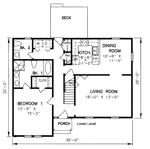 Cape Cod Country Narrow Lot Level One of Plan 45233