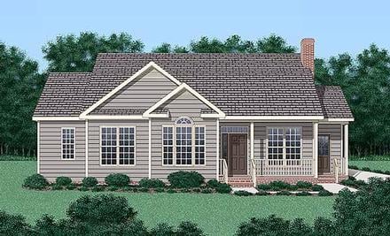 House Plan 45236 Elevation