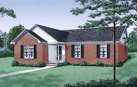 House Plan 45246 Elevation