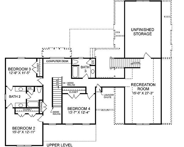 Country Craftsman Level Two of Plan 45249