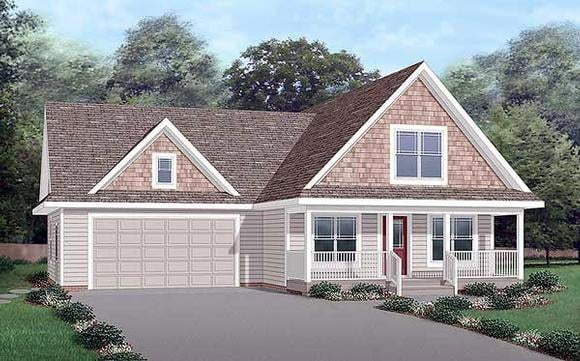 House Plan 45260 Elevation