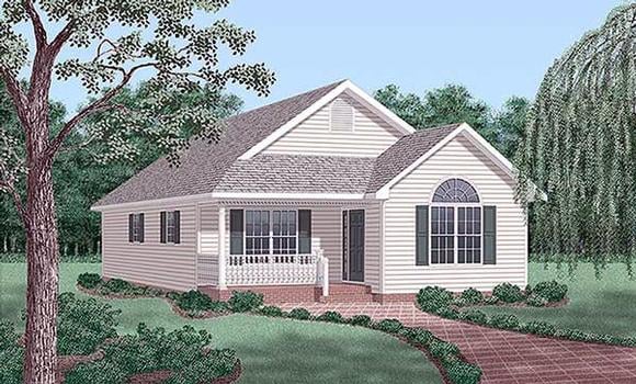 House Plan 45262 Elevation