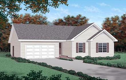 House Plan 45273 Elevation