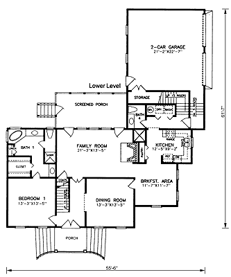 Colonial Level One of Plan 45289