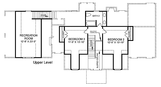 Traditional Level Two of Plan 45345