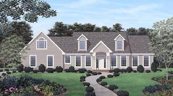 House Plan 45345 Elevation