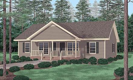 Traditional Multi-Family Plan 45347 with 4 Beds, 4 Baths
