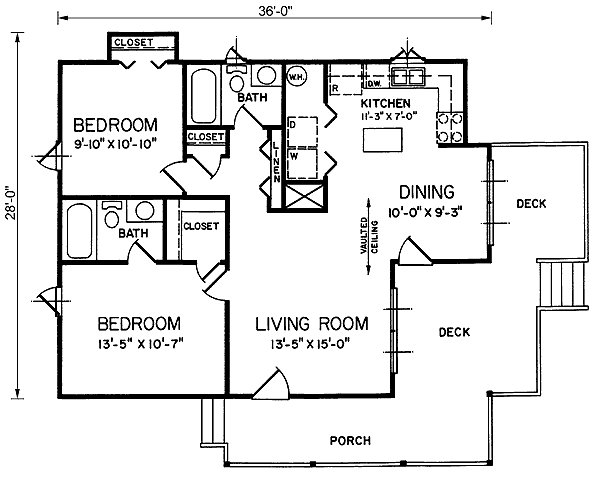 Contemporary Narrow Lot One-Story Level One of Plan 45395